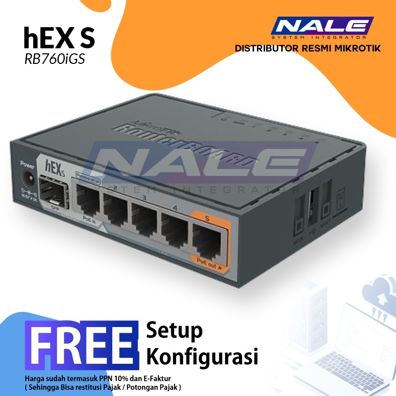 Mikrotik Router RB760iGS hEX S