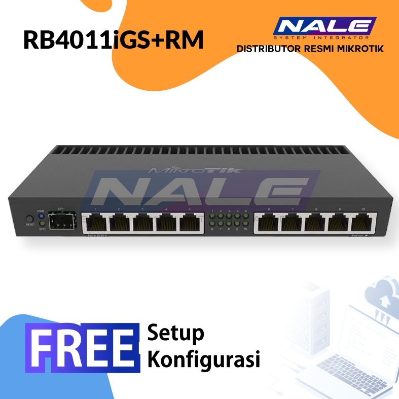 Mikrotik Router RB4011iGS+RM