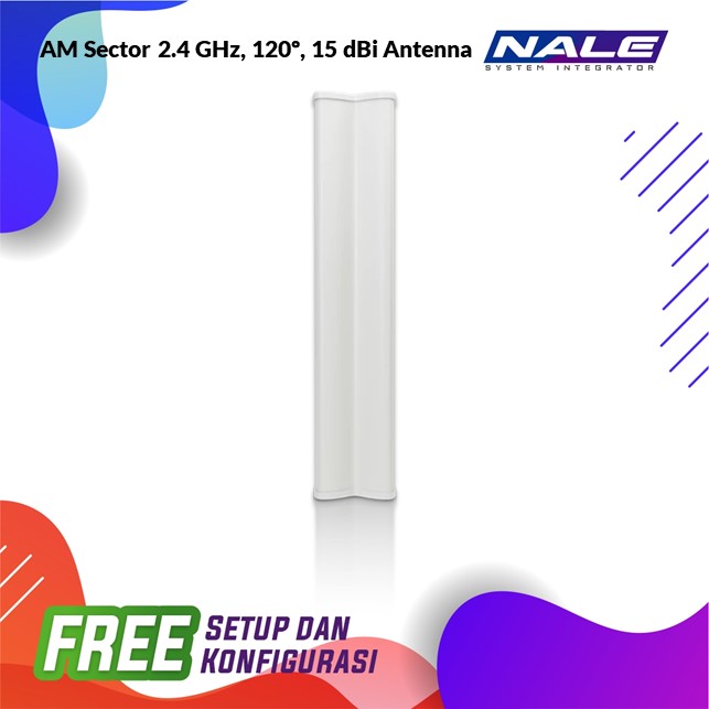 Ubiquiti airMAX Sector 2.4 GHz, 120º, 15 dBi Antenna