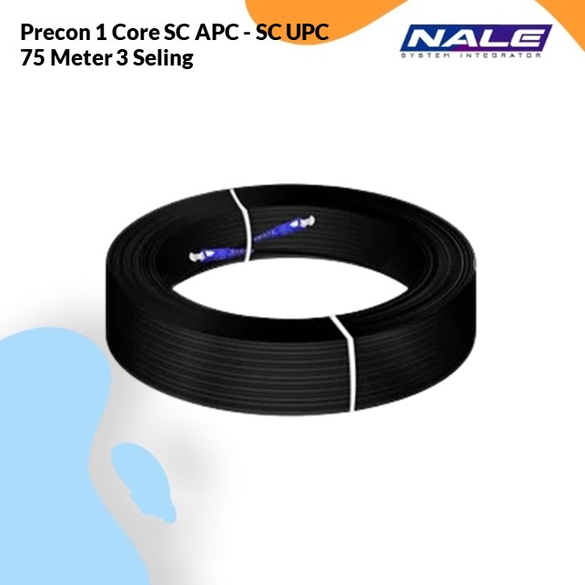 Precon 1 Core SC APC – SC UPC 75 Meter 3 Seling