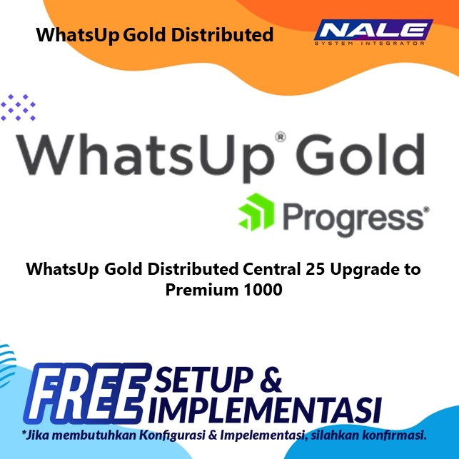 WhatsUp Gold Distributed Central 25 Upgrade to Premium 1000