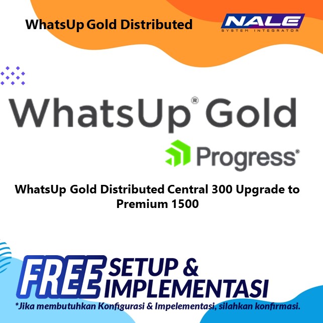 WhatsUp Gold Distributed Central 300 Upgrade to Premium 1500