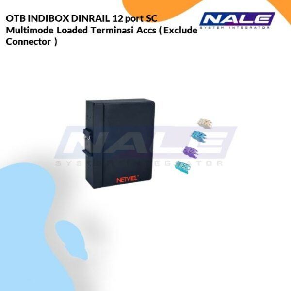 Netviel OTB INDIBOX DINRAIL 12 port SC  Multimode Loaded Terminasi Accs ( Exclude Connector ) (NVL-OTB-INB-12/12-MM-LC-T)