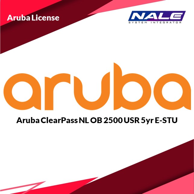 Aruba ClearPass NL OB 2500 USR 5yr E-STU