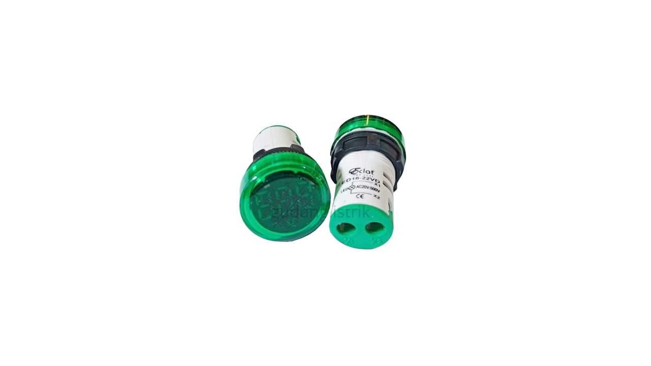 ECLAT PILOT LAMP LED AMP METER 22MM 0-100A ROUND PANEL GREEN INDICATOR